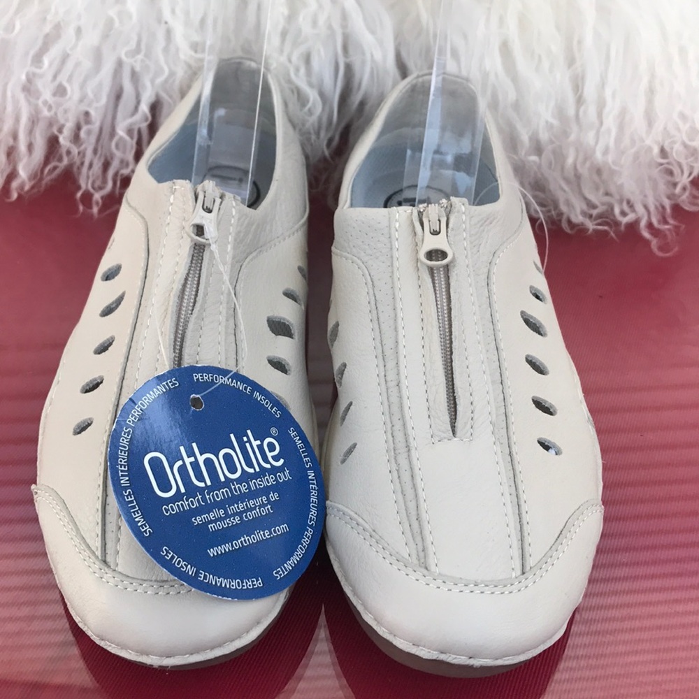 Ortholite leather sneakers new with tags